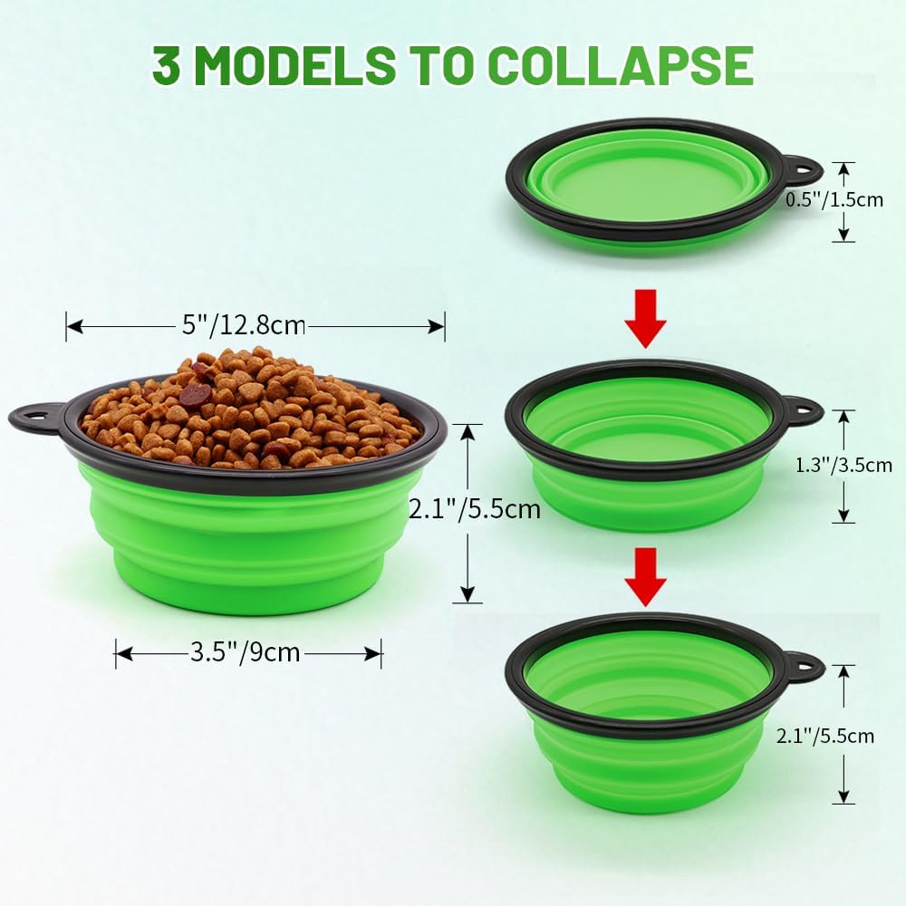 Portable Pop-Up Pet Bowls