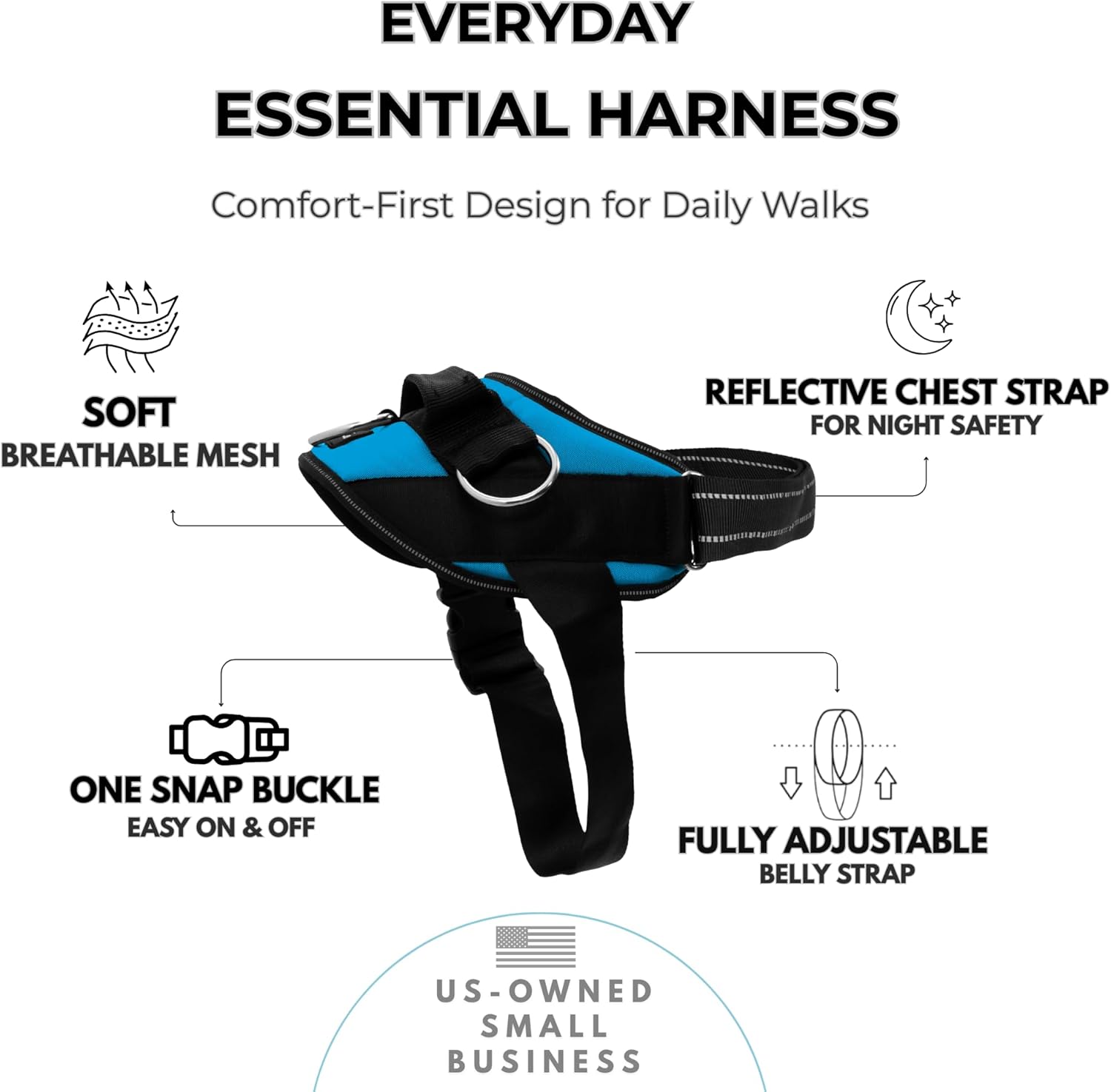 Ocean Breeze Dog Harness
