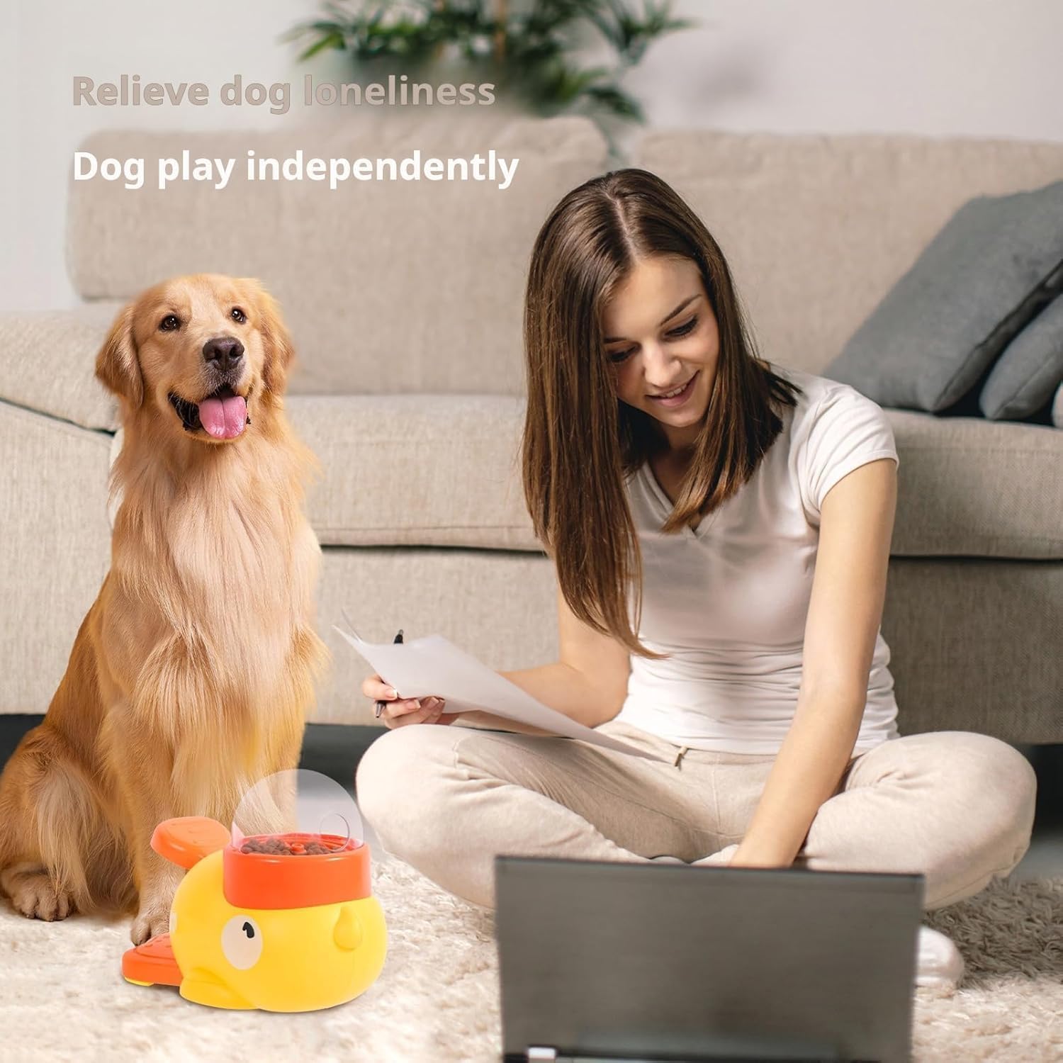 Interactive Treat Dispenser Toy